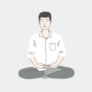 —Pngtree—men meditation to keep the_5082638